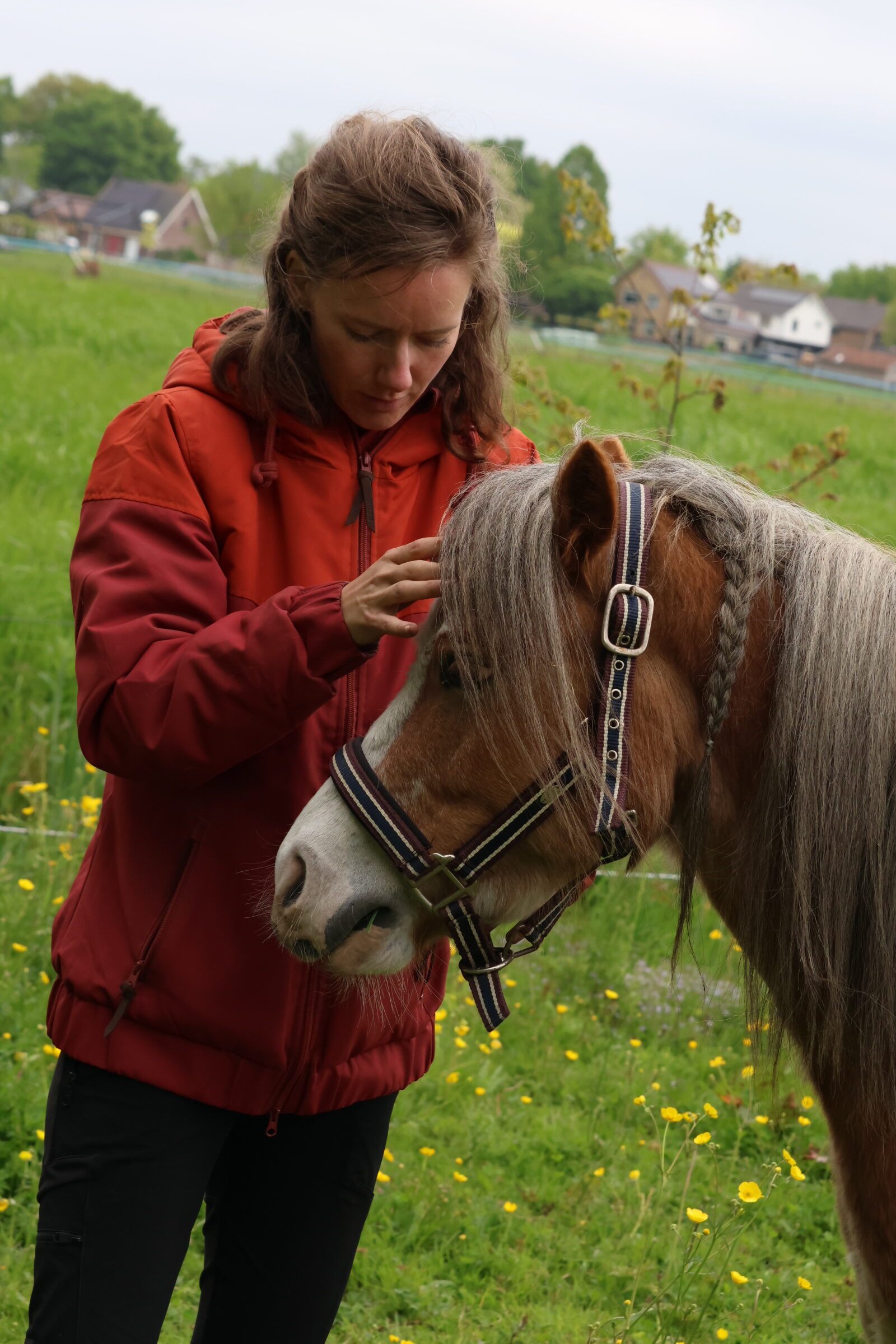 brenda geeft cranio sacraal op het hoofd