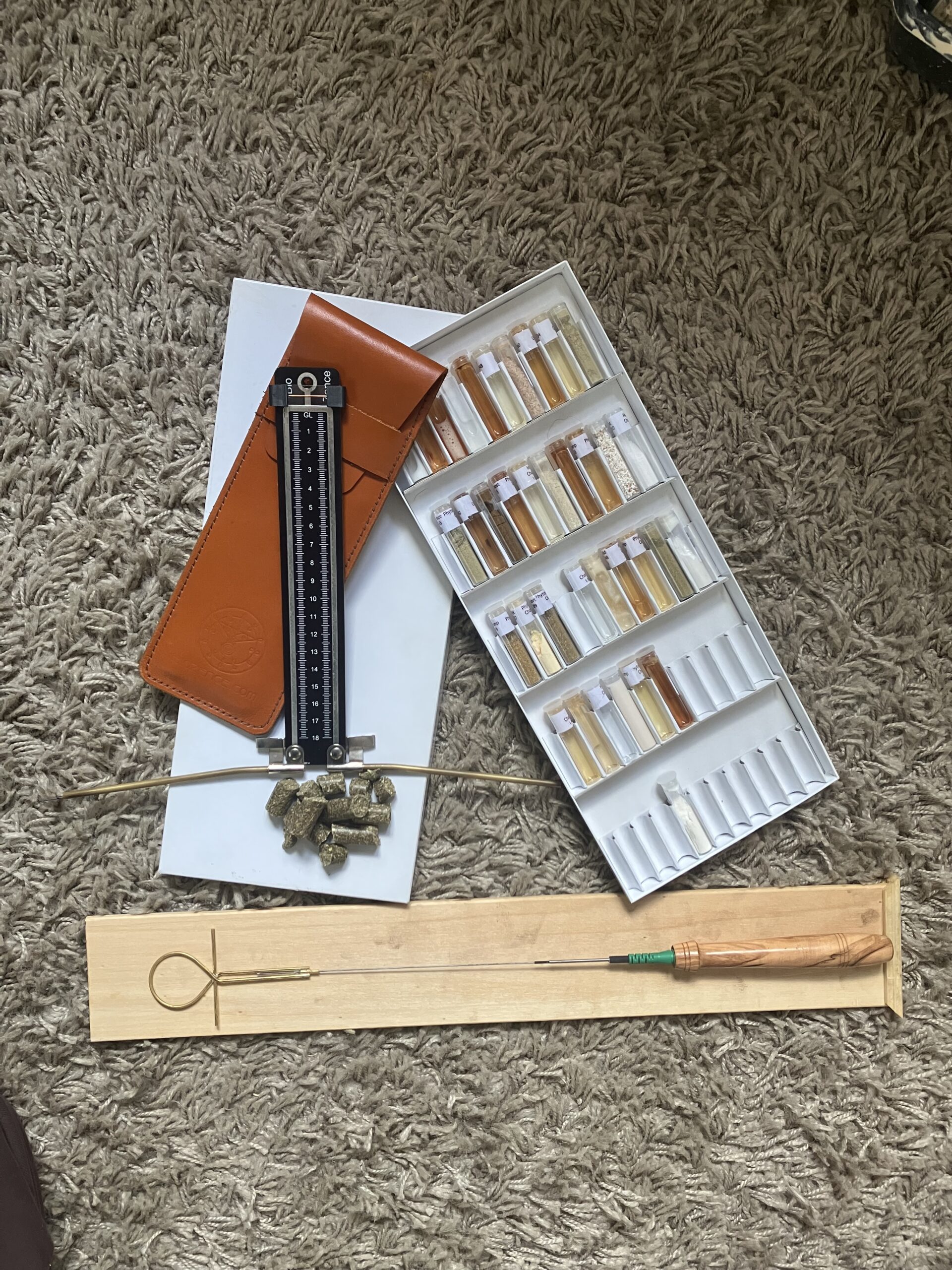 Lecher antenne en testbuisjes